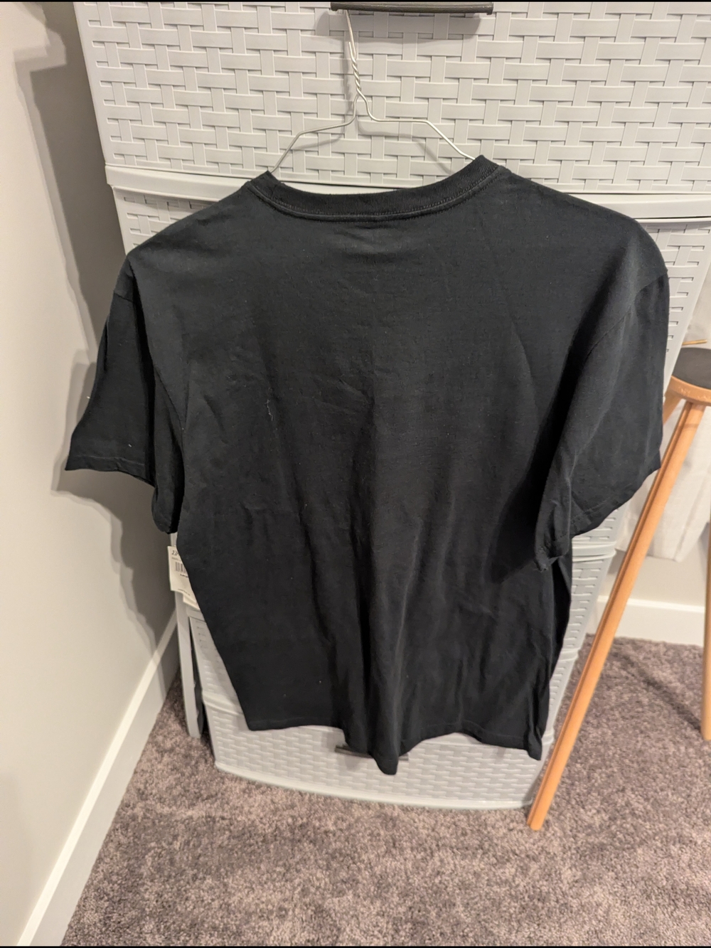 Men's Black T-Shirt with Honda Red Wing Logo - Picture 5 of 5
